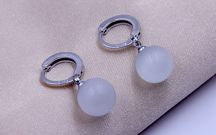 New 925 sterling silver stars Korea opal earrings women's earrings ear jewelry wholesale Stud Earrings