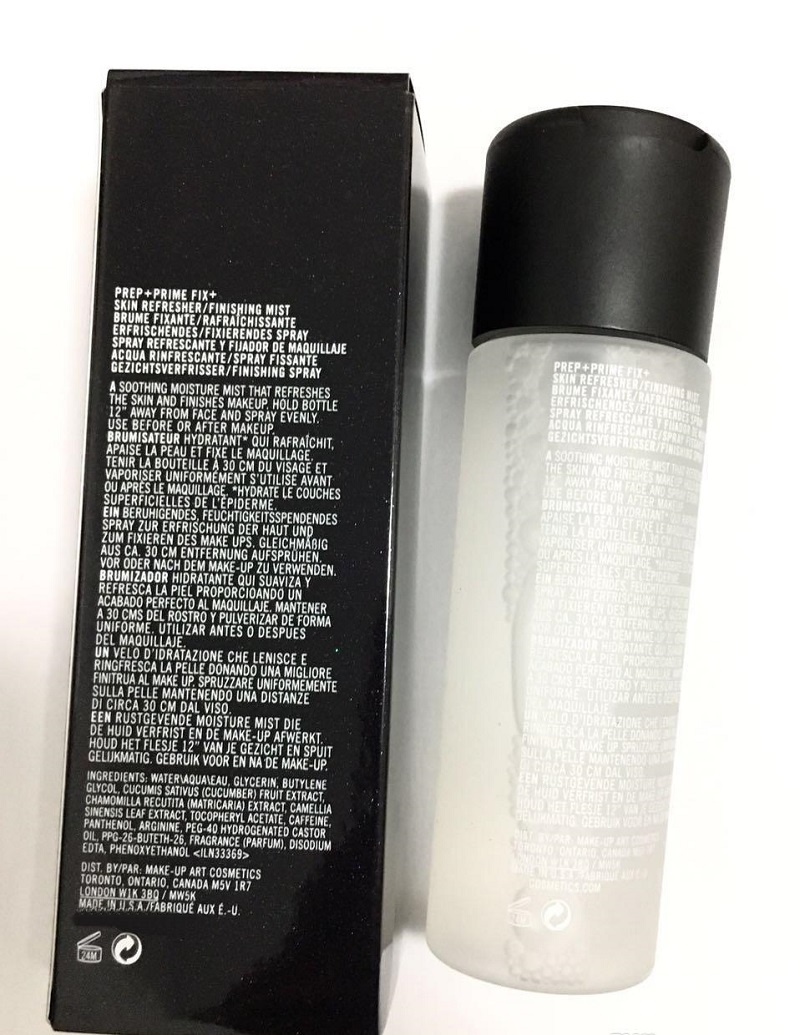 Makeup Prep+Prime Fix + FIXANTE / RAFRAICHISSANTE 100ML Fixer Finishing Setting Spray Long lasting Natural Silicone, Transparent
Makeup Prep+Prime Fix + FIXANTE / RAFRAICHISSANTE 100ML Fixer Finishing Setting Spray Long lasting Natural Silicone, Transparent