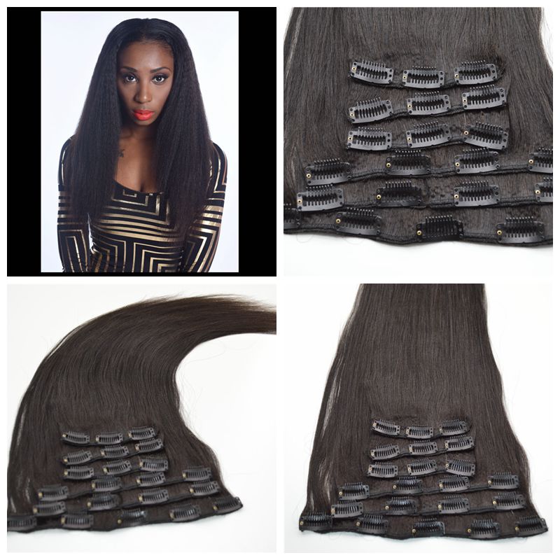 7pcs Human hair clip in hair extension G-EASY brazilian yaki clip ins human hair 120g
7pcs Human hair clip in hair extension G-EASY brazilian yaki clip ins human hair 120g