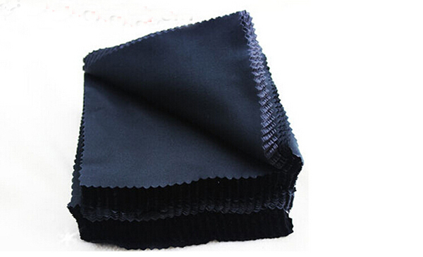 on 170GSM 1216cm black microfiber cleaning cloth lens cleaner for eyeglasscameraphone in zig zag cutting 12 colors availab