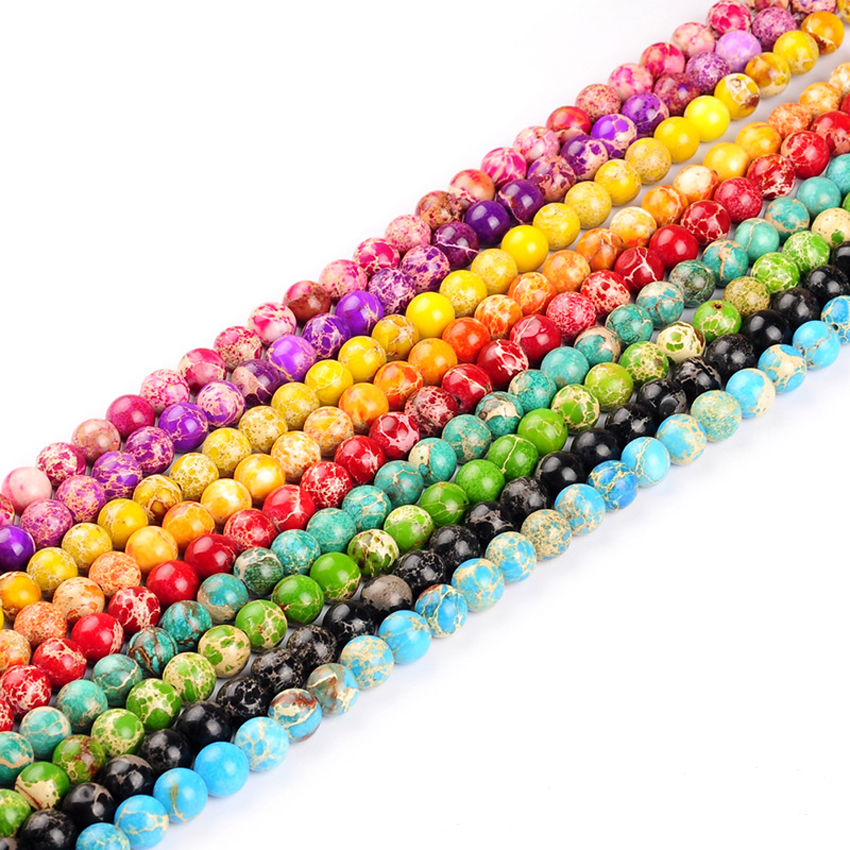 8mm Natural Imperial Jasper Beads Stone Round Bead Multi Color Loose Beads For DIY Bracelet Jewelry Making
8mm Natural Imperial Jasper Beads Stone Round Bead Multi Color Loose Beads For DIY Bracelet Jewelry Making