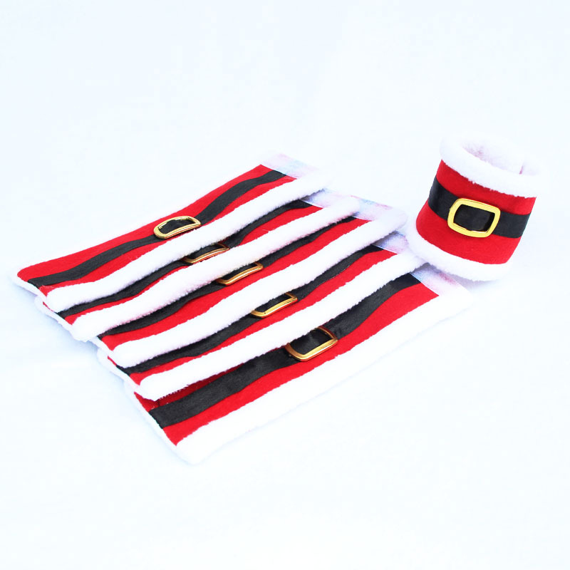 Christmas Decor Napkin Holders Tableware Dinner Decorations Santa Claus Cover for Christmas Xmas Hotel Table decoration JF-120