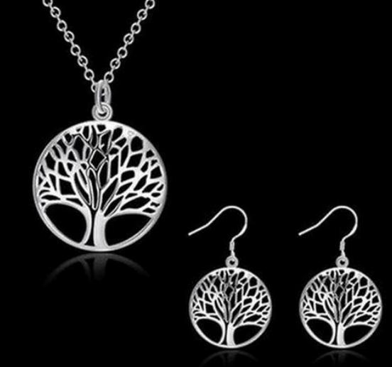 New Round Hollow Wish Tree Pendant Necklace Tree of Life 925 Silver Necklace Free Earring
New Round Hollow Wish Tree Pendant Necklace Tree of Life 925 Silver Necklace Free Earring