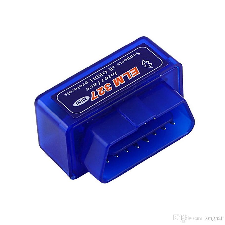 New OBD V2.1 mini ELM327 OBD2 Bluetooth Auto Scanner OBDII 2 Car ELM 327 Tester Diagnostic Tool for Android Windows Symbian~ H210747