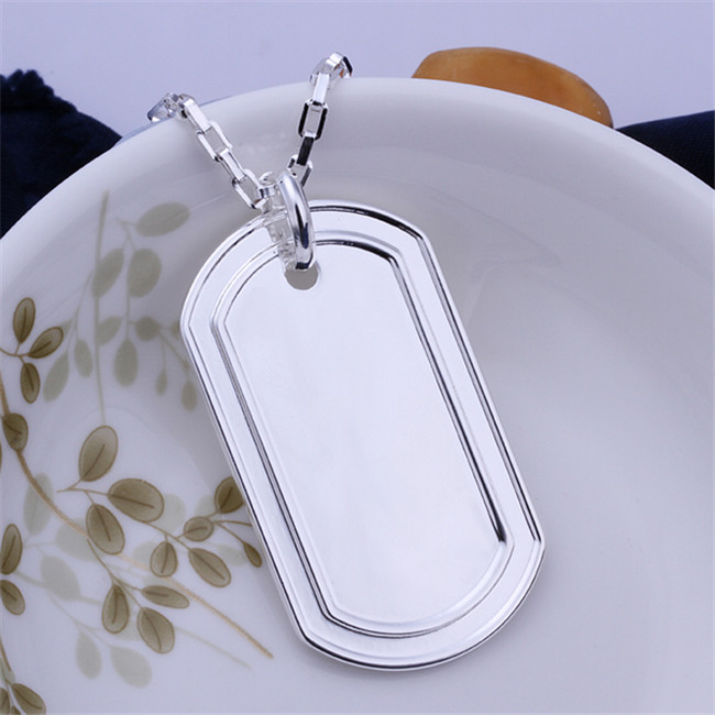 Hot sale Medals necklace sterling silver necklace STSN273,wholesale fashion 925 silver pendant necklace factory direct sale free shipping
