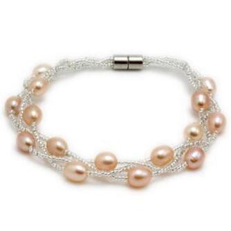 5-6MM Pure Natural Fresh Water Oyster Pearls Bracelet 3 Layer Pearl Jewelry With Magnetic Buckle Wedding Pearl Bracelet
5-6MM Pure Natural Fresh Water Oyster Pearls Bracelet 3 Layer Pearl Jewelry With Magnetic Buckle Wedding Pearl Bracelet