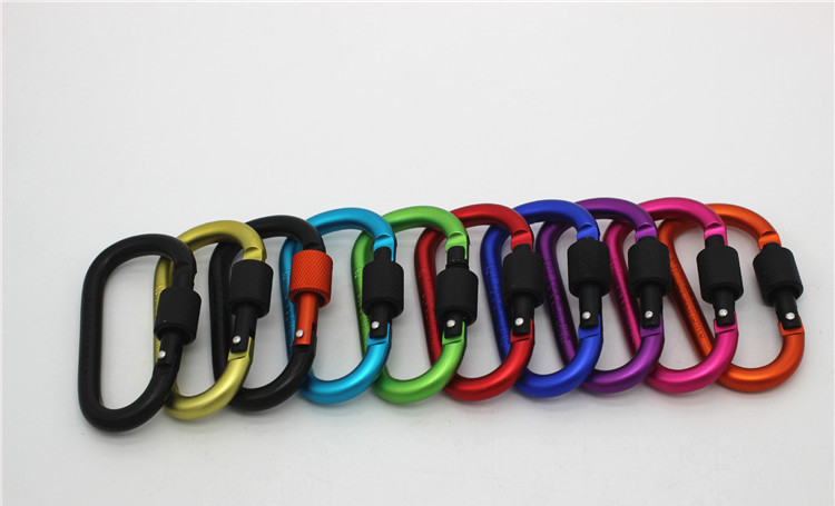 Promotion Gift Outdoor Gadgets Gear Convenient to Carry Carabiner Aquarius Buckle Hang up Bottle Mixed Color