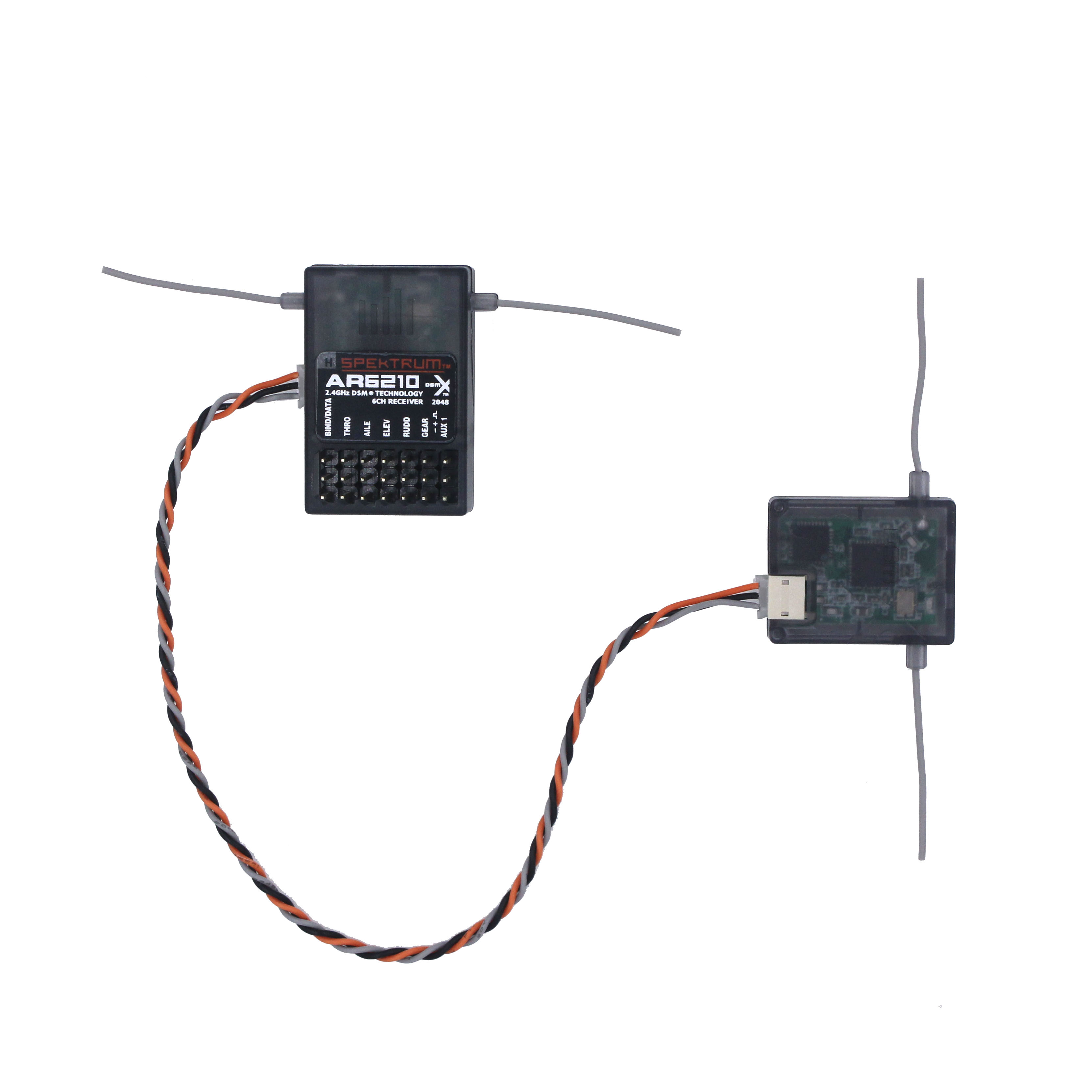 AR6210 Receiver 6 Channel with satellites DSMX receiver Support JR and Spektrum DSM X and DSM2 syst Free Shipping