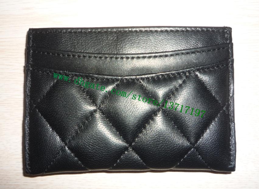 Top Grade Real Leather Soft Lambskin Card Holder Women Luxury Designer Black Quilted
Top Grade Real Leather Soft Lambskin Card Holder Women Luxury Designer Black Quilted