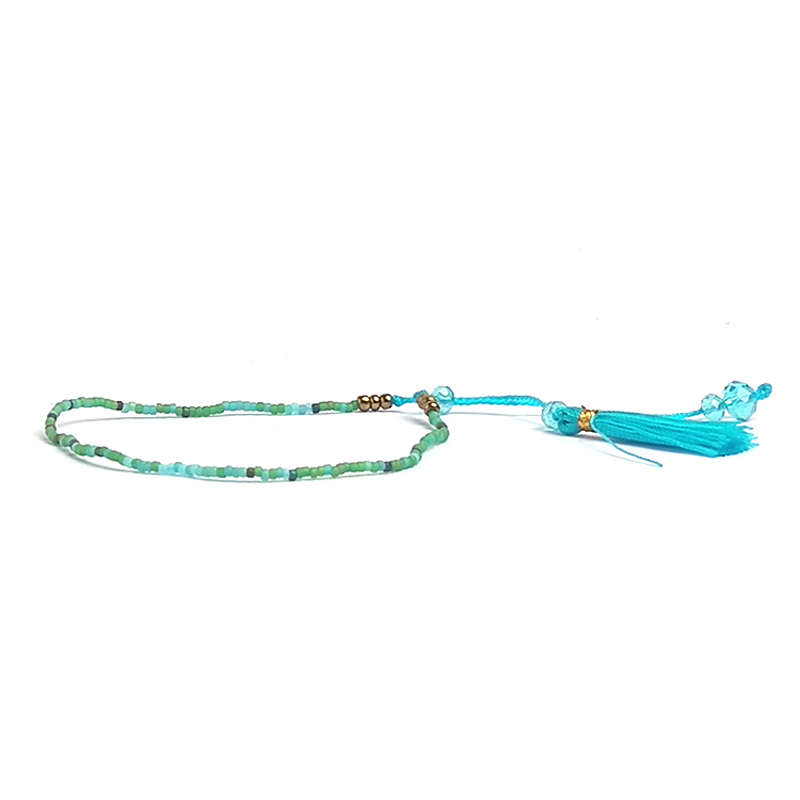 Wholesale-2016 Summer Handmade Tassel Colourful Women Seed Beads Friendship Bracelet Fashion Tassels Beach Bohemian Bracelets For Women