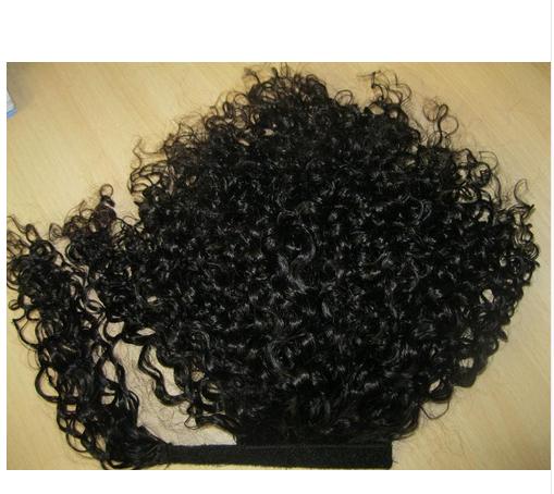 Hot Selling Human Hair Ponytails Hairpieces For Black Women KINKY CURLY Brazilian Vigin Hair Drawstring Ponytail Hair Extension