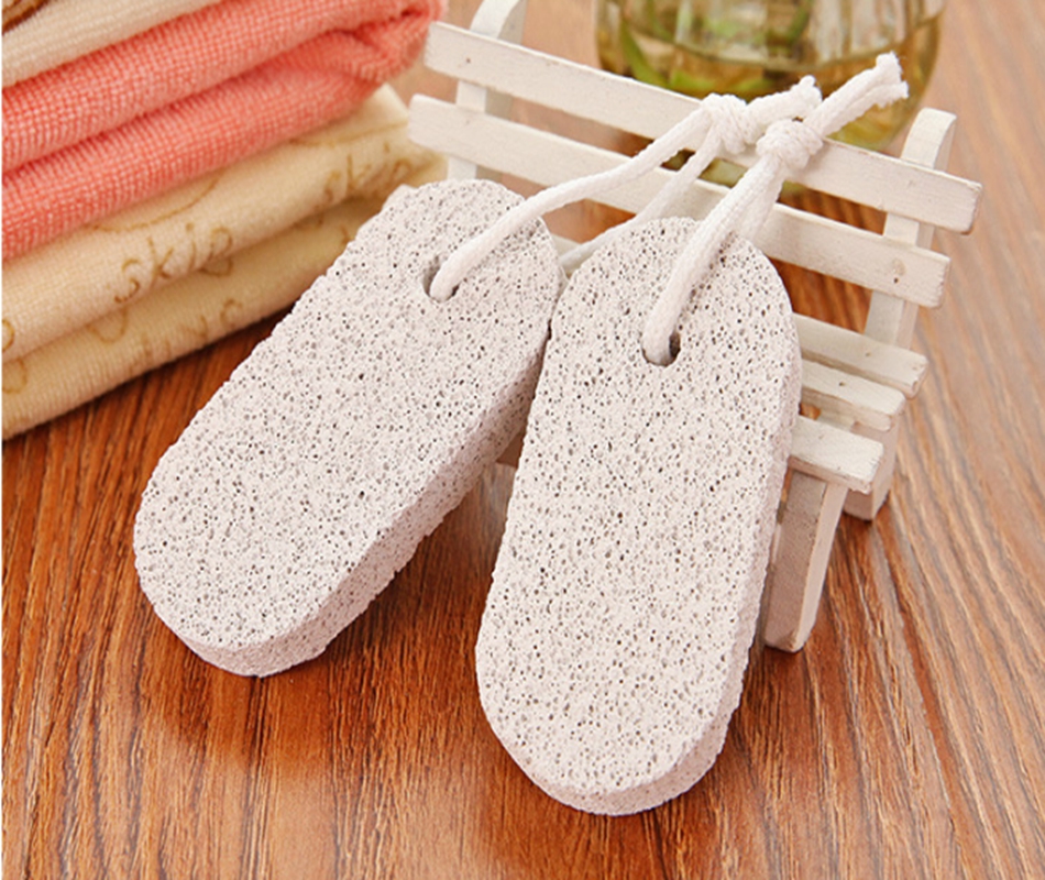 200pcs/lot Foot Bath Pumice Stone Scruber Hard Dead Skin Remover Scrub Feet Exfoliating Calluses Brush Foot Care Tool Dead Skin Remover