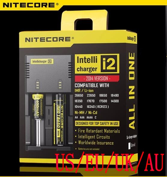 NEW Best Nitecore I2 Universal Charger for 16340 18650 14500 26650 Battery E Cigarette 2 in 1 Muliti Function Intellicharger Rechargeable
NEW Best Nitecore I2 Universal Charger for 16340 18650 14500 26650 Battery E Cigarette 2 in 1 Muliti Function Intellicharger Rechargeable
