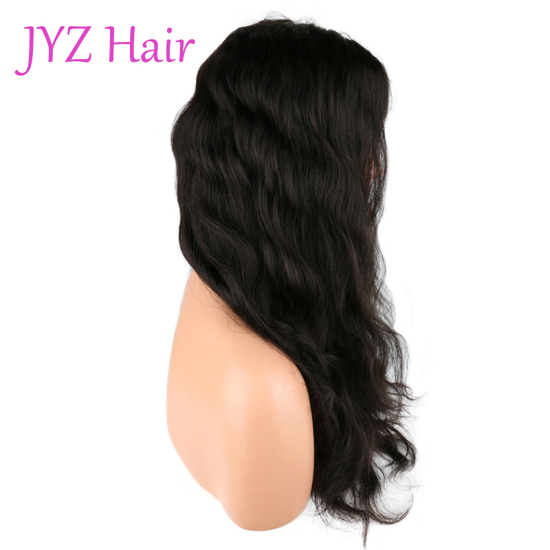 Malaysian Indian Virgin Human Hair Lace Wigs In Stock Natural Loose Wave Full Lace Wig With Baby Hair Lace Front Wigs For Women