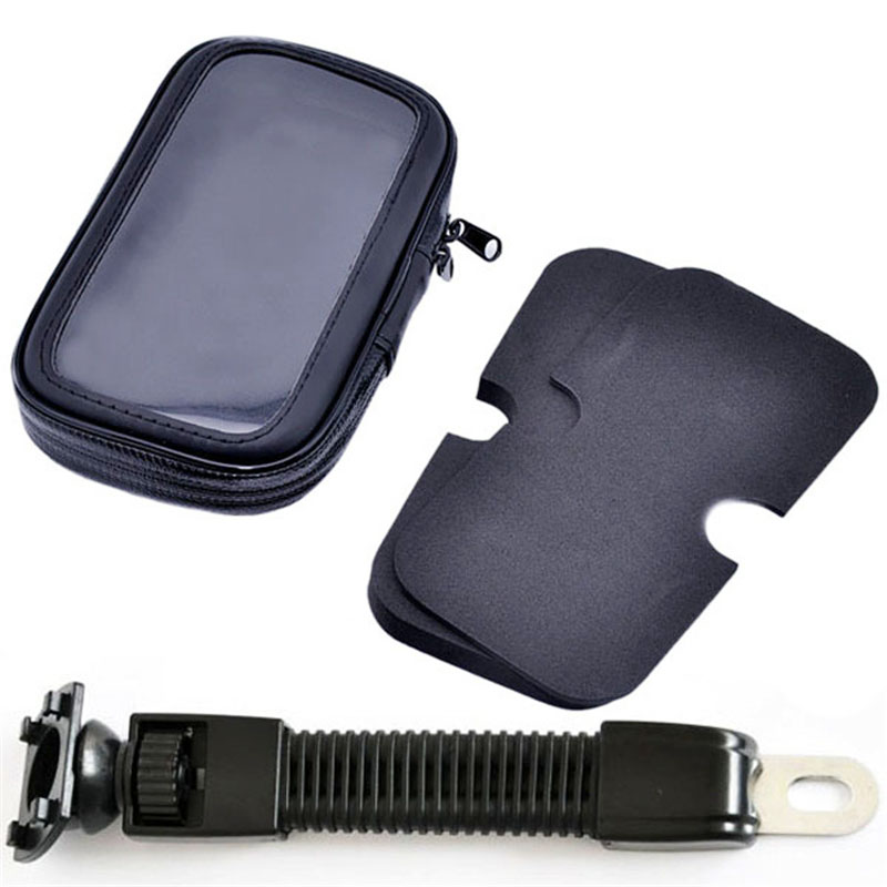 Motor Mobile Phone Case 360 Rotating Stand Motorcycle Rear View Mirror Holder for Car GPS iPhoneX 7 7S 8 Plus Samsung