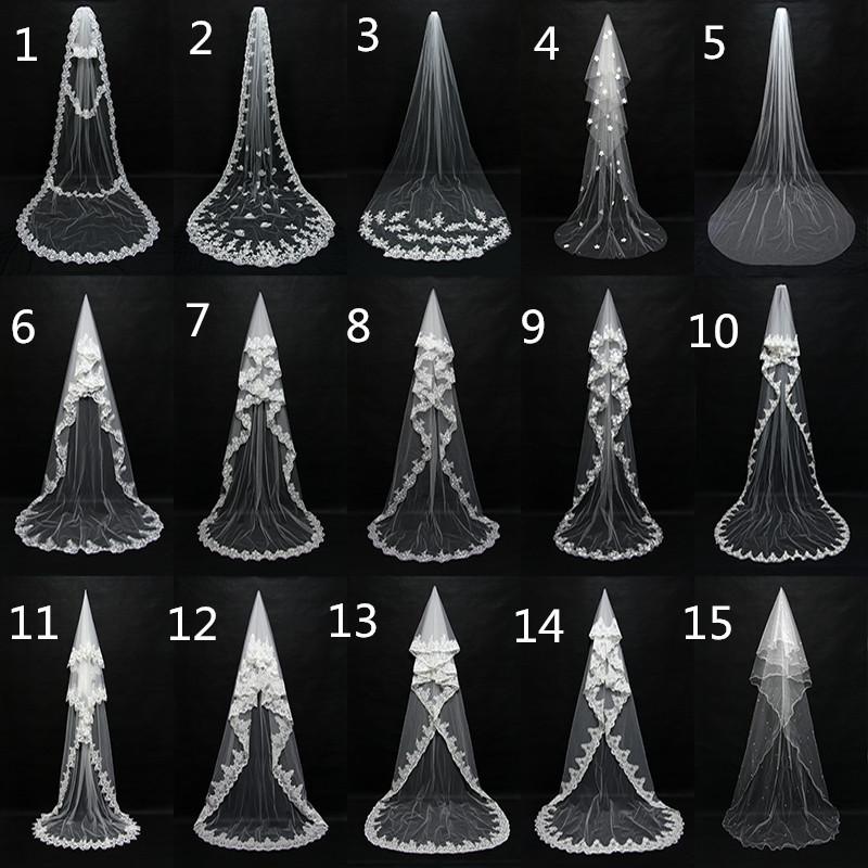 2016 New Hanky Set Layers Wedding Bridal Veil Lace Whiteivory Cathedral Length Edge Bride Bridal Veil Wedding Lace Veils Chapel Length Veil, White
2016 New Hanky Set Layers Wedding Bridal Veil Lace Whiteivory Cathedral Length Edge Bride Bridal Veil Wedding Lace Veils Chapel Length Veil, White