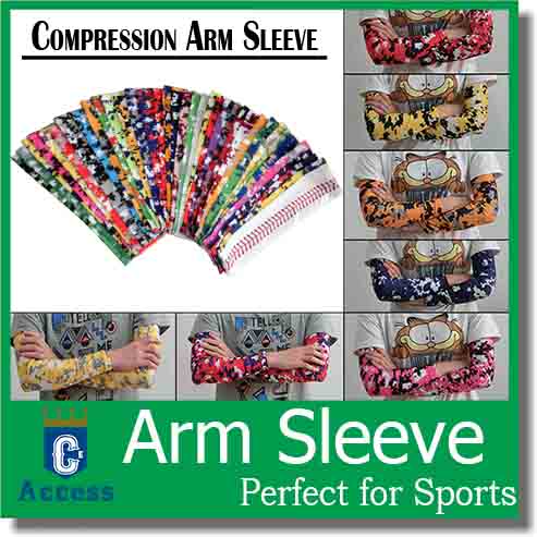 128 colors Professional Compression Sports UV Arm Sleeves Cycling Basketball Armguards, Multi-color
128 colors Professional Compression Sports UV Arm Sleeves Cycling Basketball Armguards, Multi-color