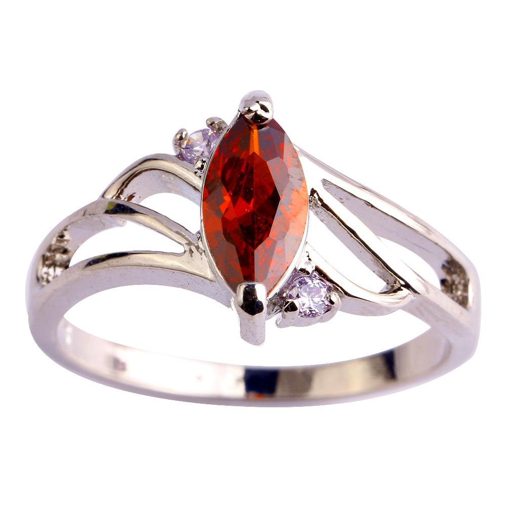 New Handmade Jewelry Red Garnet Trendy 18K White Gold Plated Silver Ring Size 6 7 8 9 10 For women Free Shipping Wholesale
New Handmade Jewelry Red Garnet Trendy 18K White Gold Plated Silver Ring Size 6 7 8 9 10 For women Free Shipping Wholesale