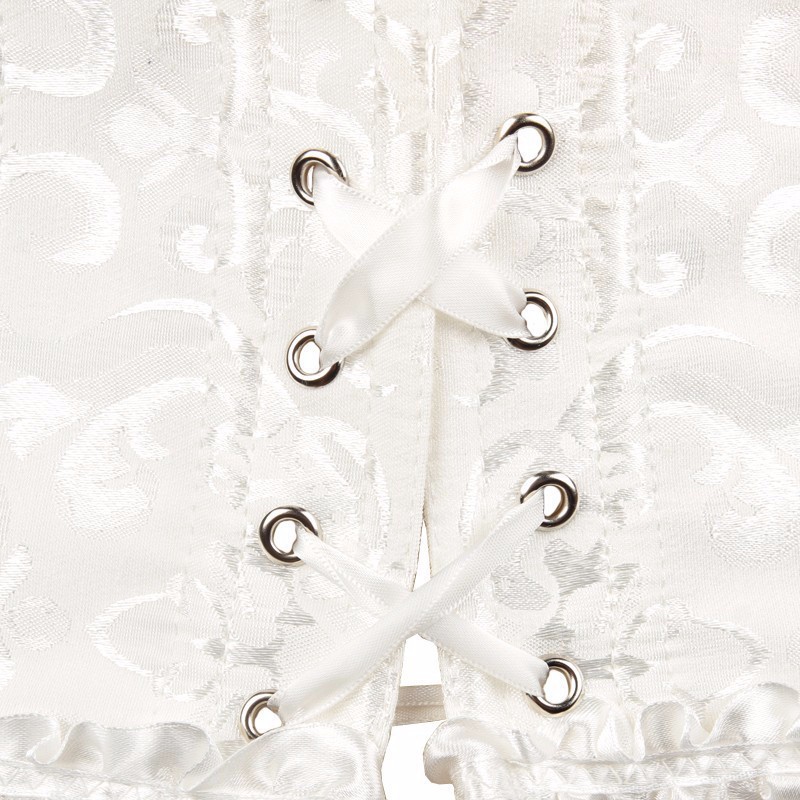 Elegant White Body Lifting Corset - Perfect for Weddings & Special Occasions