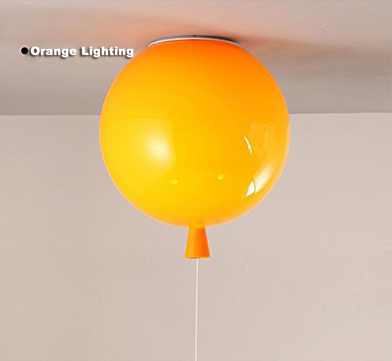 balloon Colorful lamp ceiling lamp 250mm modern minimalist creative bedside cartoon children in kindergarten room bedroom ceiling lamp kdergarten bed
