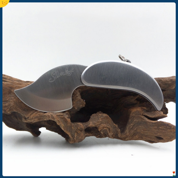 Factory Direct Creative Leaf Shape Mini Folding Knife Mango Shapes Keychains Pocket Knives
Factory Direct Creative Leaf Shape Mini Folding Knife Mango Shapes Keychains Pocket Knives