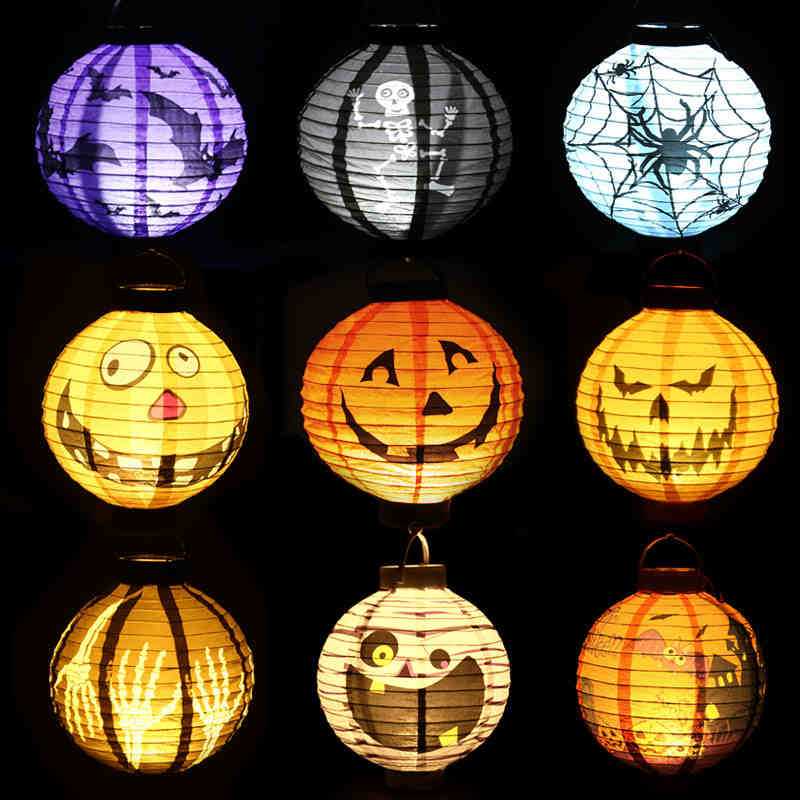 Halloween Decorative items props lanterns Halloween Jack pumpkin lights portable hanging pumpkin paper lanterns
Halloween Decorative items props lanterns Halloween Jack pumpkin lights portable hanging pumpkin paper lanterns