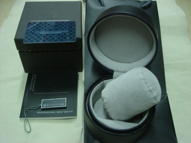 Hot sell watch box for Male watch with booklet card tags