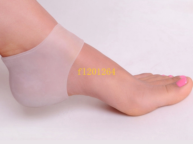 600pcs=300pairs /lot fedex Free Shipping Silicone Moisturizing Gel Heel Socks Like Cracked Foot Skin Care Protector