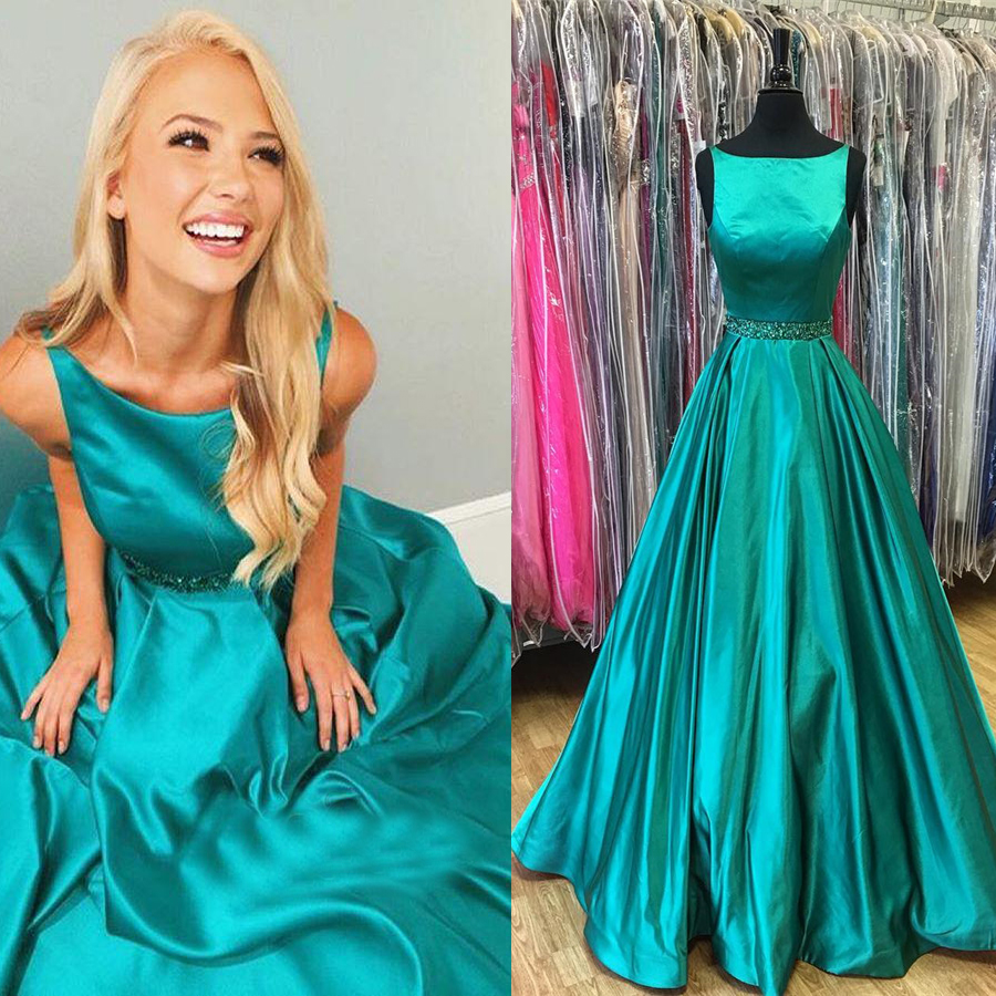 A-Line Stunning Green Sleeveless 2021 Prom Dress Beading Sash Matte Satin Evening Gowns vestidos longos Customized Made, Hunter green
A-Line Stunning Green Sleeveless 2021 Prom Dress Beading Sash Matte Satin Evening Gowns vestidos longos Customized Made, Hunter green