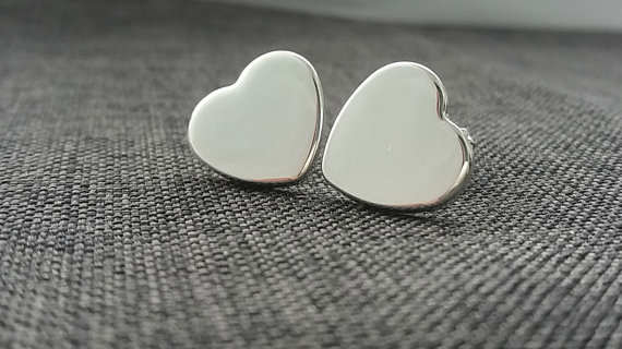 30Pair Tiny Heart Studs Earrings Simple Love Heart Earrings Cute Small Geometric Stud Earrings for Women Jewelry