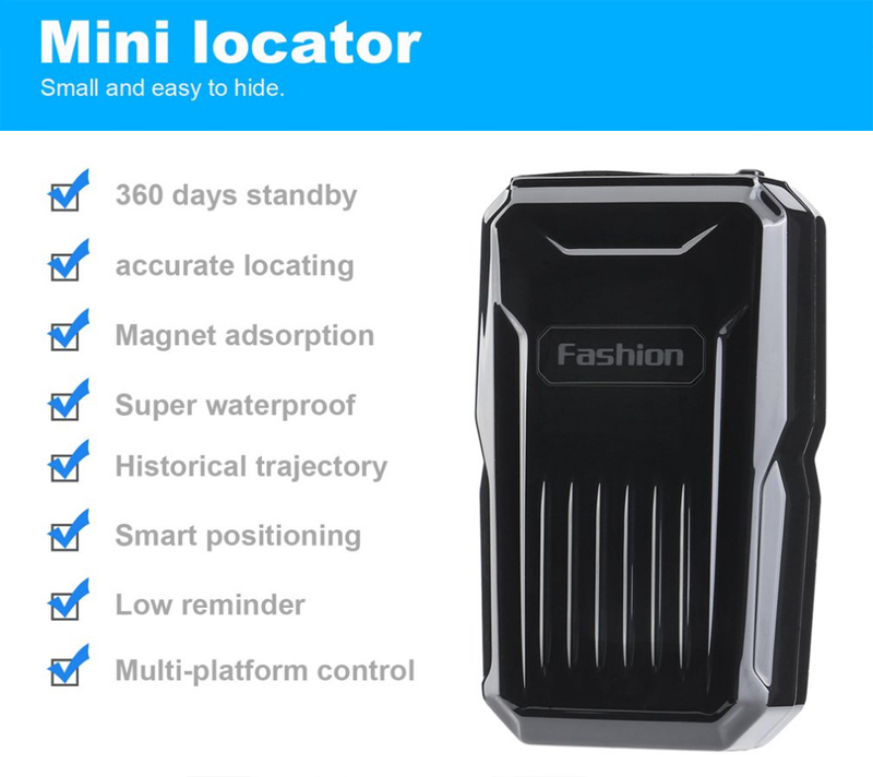 C1 Car GPS Tracker Waterproof GSM GPRS Vehicle GPS Tracking Anti-lost Burglar Alarm Devices with Powerful Magnet