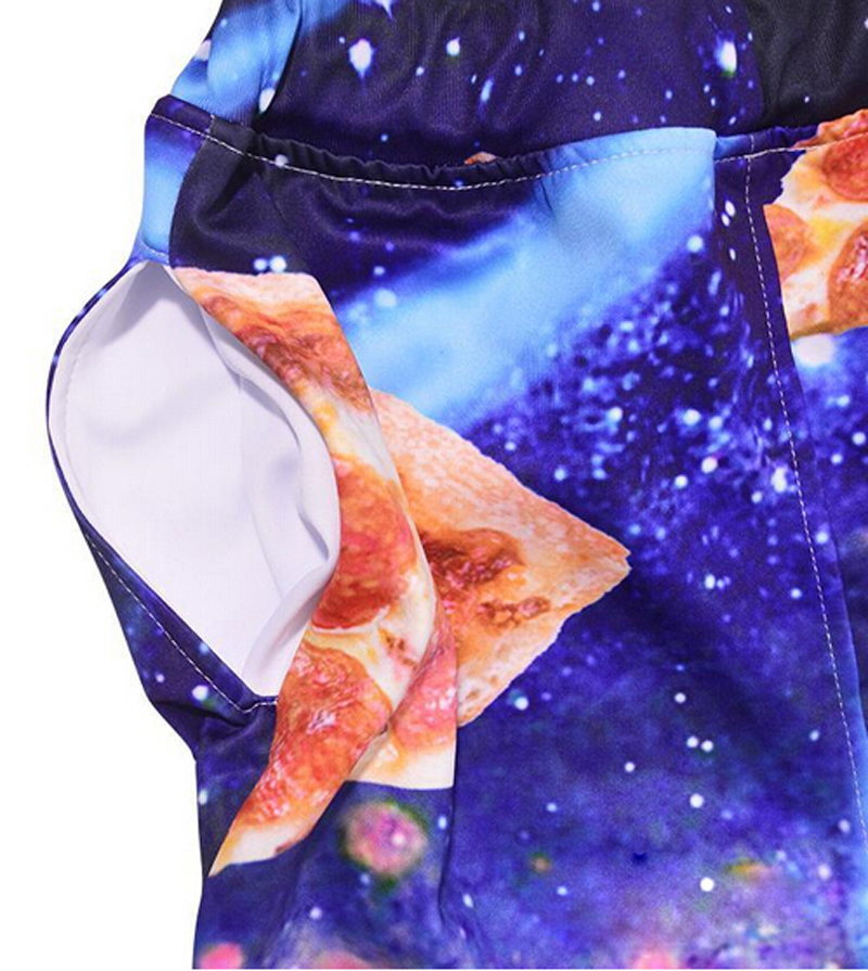 Wholesale-new fashion pizza space 3D sweatpants joggers both side printing 3d jogging pants harajuku casual sports trousers
