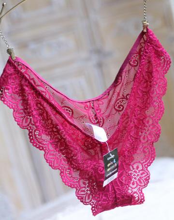 Women's fashion sexy lace flower Panties G-Strings sheer veil Briefs Bikini Knickers T Lingerie Perspective Underwear mixs colors gift