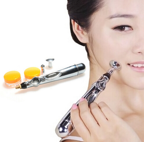 Electric Acupuncture Magnet Therapy Heal Stainless Steel Massage Pen Meridian Energy & Relaxation Free 1