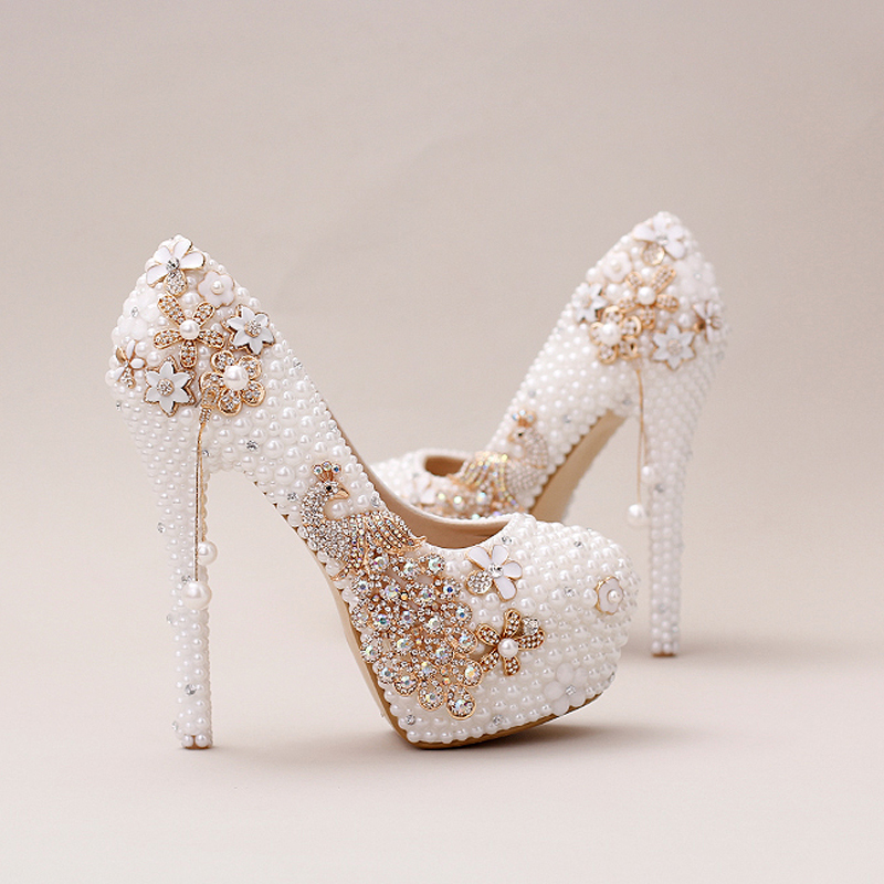 Pearl Phoenix Bride Dress Shoes Gorgeous Design Rhinestone Wedding Shoes Party Prom High Heels Purple White Prom Event Shoes, Black 
Pearl Phoenix Bride Dress Shoes Gorgeous Design Rhinestone Wedding Shoes Party Prom High Heels Purple White Prom Event Shoes, Black