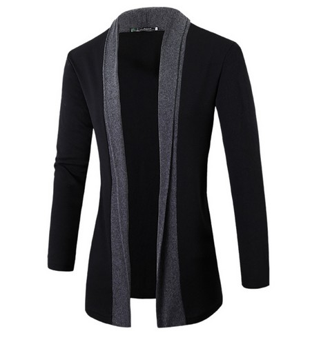 Best-selling New Men Coat Fashion Long Style Men Trench Stand collar Men Mosaic cardigan Male Trench Slim Fit FREE SHIPPING