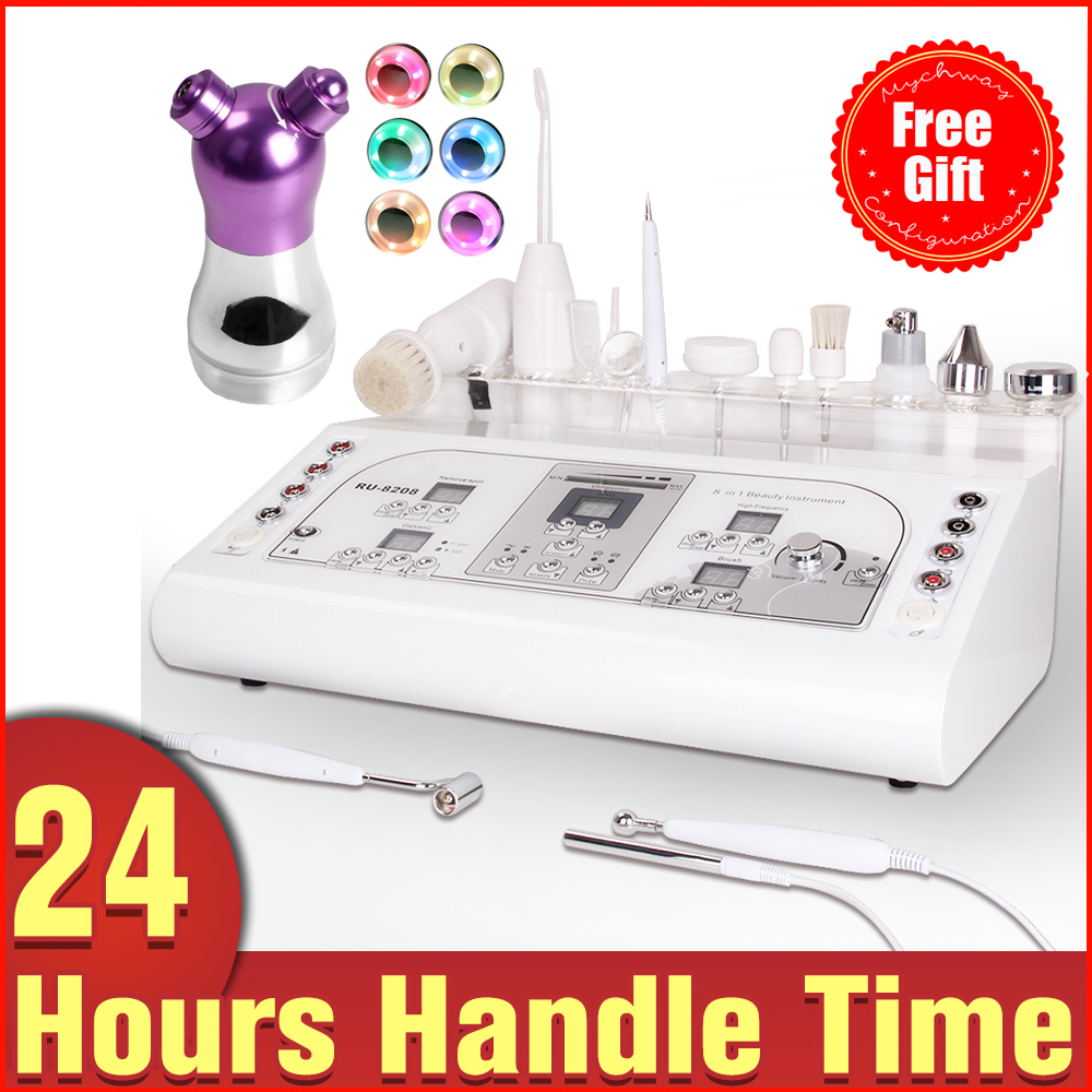 Multifunctional 8in1 Facial Care Black Head Acne Removal High Frequency Galvanic Ultrasonic Vacuum Spray Facial Brush + Free Gift
Multifunctional 8in1 Facial Care Black Head Acne Removal High Frequency Galvanic Ultrasonic Vacuum Spray Facial Brush + Free Gift