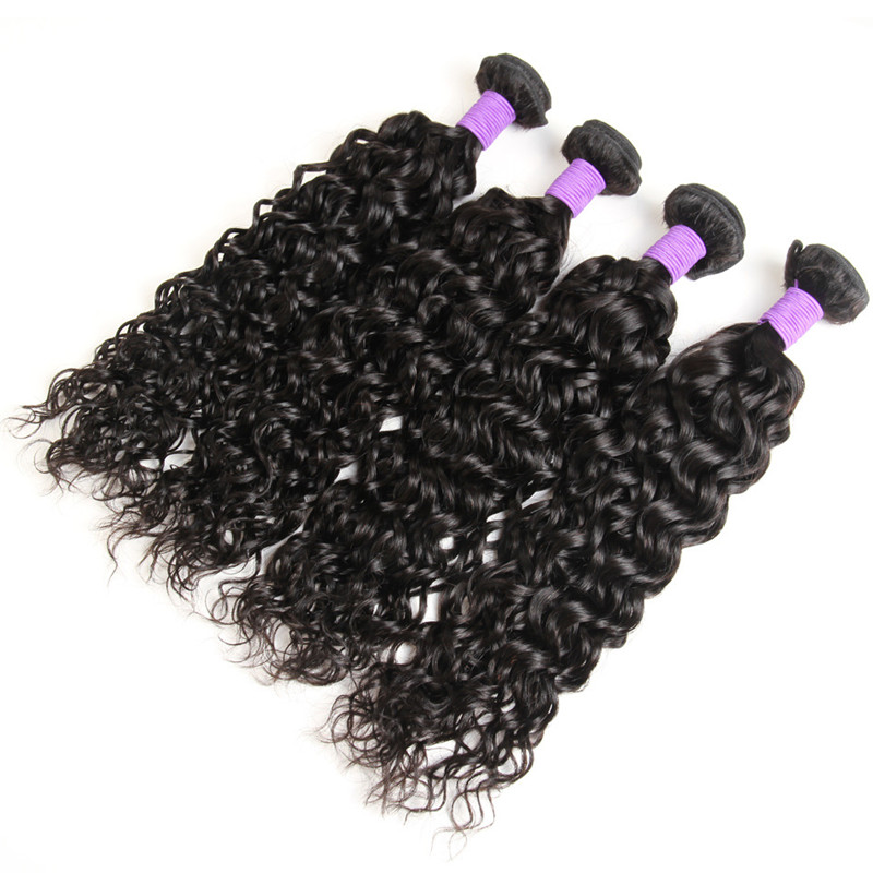 human remy brazilian virgin hair wet and wavy malaysian human hair extensions 50gr piece 6pcs lot free