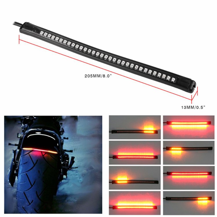 Universal Flexible 32SMD Motorcycle Tail Brake Stop Turn Signal Integrated 3258 LED Light,waterproof motorcycle license light от DHgate WW