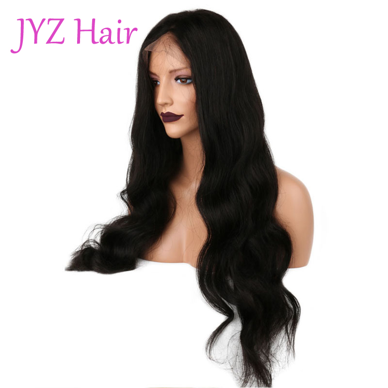 Lace Front Wig Natural color Loose Wave Brazilian Malaysian Virgin Human Hair Full Lace Wig Unprocessed Cheap Price For Selling