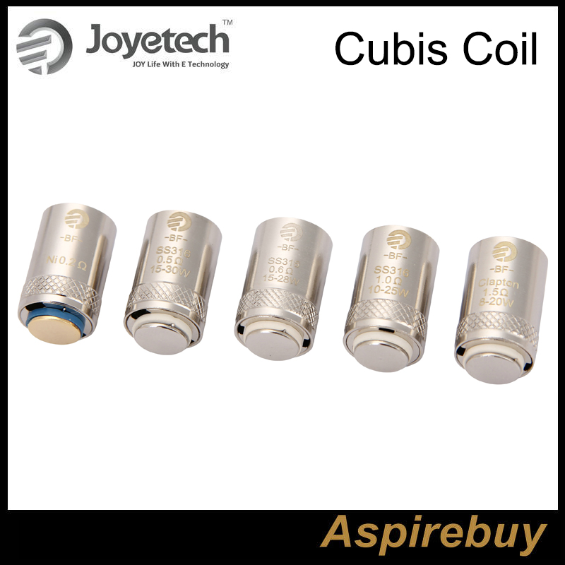 Original Joyetech Cubis BF Coil Joyetech Cubis Atomizer Head With SS 316 0.5ohm 1.0 Ohm 0.6ohm
Original Joyetech Cubis BF Coil Joyetech Cubis Atomizer Head With SS 316 0.5ohm 1.0 Ohm 0.6ohm