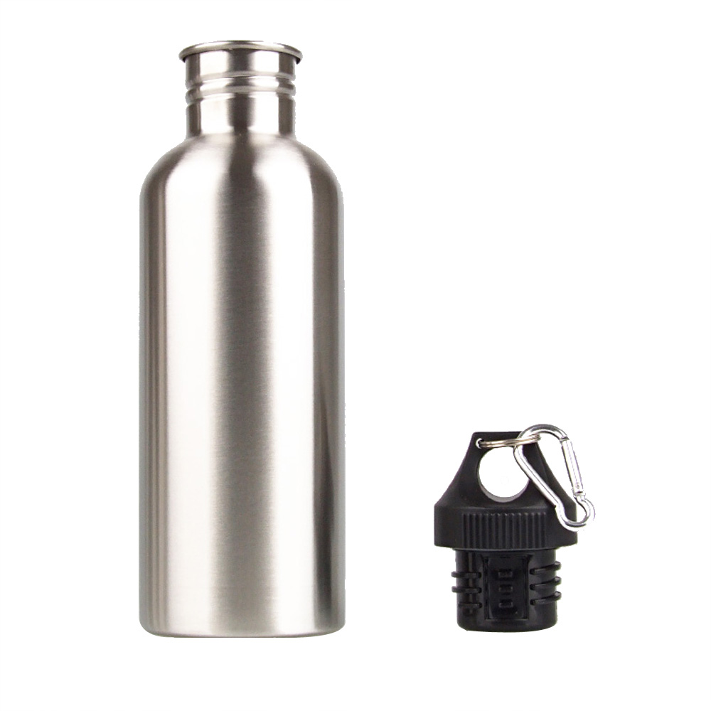 Wholesale New Water Bottles 1000ml Stainless Steel Bottle Wide Mouth Drinking Camping Cycling Bicycle Water Bottle
