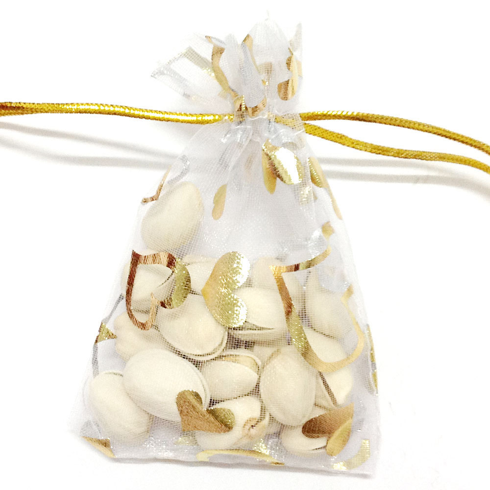 100pcs Gold Heart Organza Packing Bags Jewellery Pouches Wedding Favors Christmas Party Gift Bag 7 x 9 cm ( 2.75 x 3.5 inch), Multi
100pcs Gold Heart Organza Packing Bags Jewellery Pouches Wedding Favors Christmas Party Gift Bag 7 x 9 cm ( 2.75 x 3.5 inch), Multi