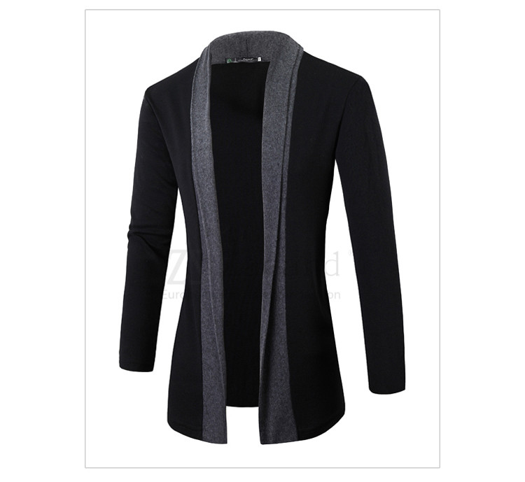 Best-selling New Men Coat Fashion Long Style Men Trench Stand collar Men Mosaic cardigan Male Trench Slim Fit FREE SHIPPING