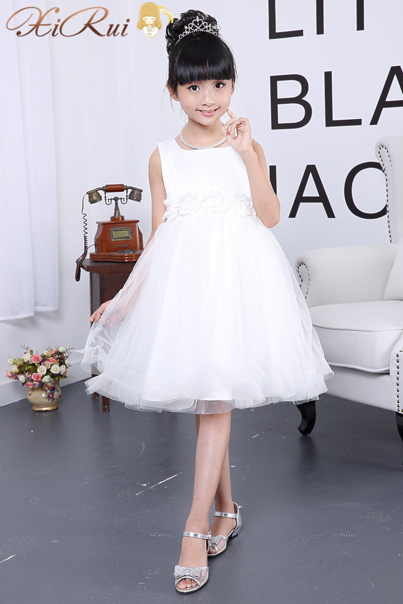 EMS/DHL Free Wedding Party Formal Flower Girls Dress Sleeveless Children Baby First Communion Pageant Dresses with Bow, White
EMS/DHL Free Wedding Party Formal Flower Girls Dress Sleeveless Children Baby First Communion Pageant Dresses with Bow, White