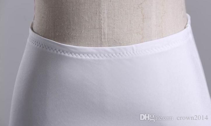 Real Sample High Quality Cheap In Stock Plus Size Ball Gown Two Layers Tulle Petticoat Skirt 1 Hoop Petticoats For Wedding Accessories