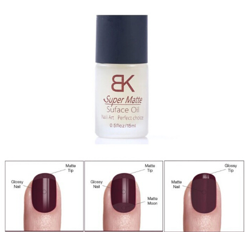 15ML Nail Polish Magic Super Matte Transparent Nails Art Gel Frosted Surface Oil Nail Polish High Quality