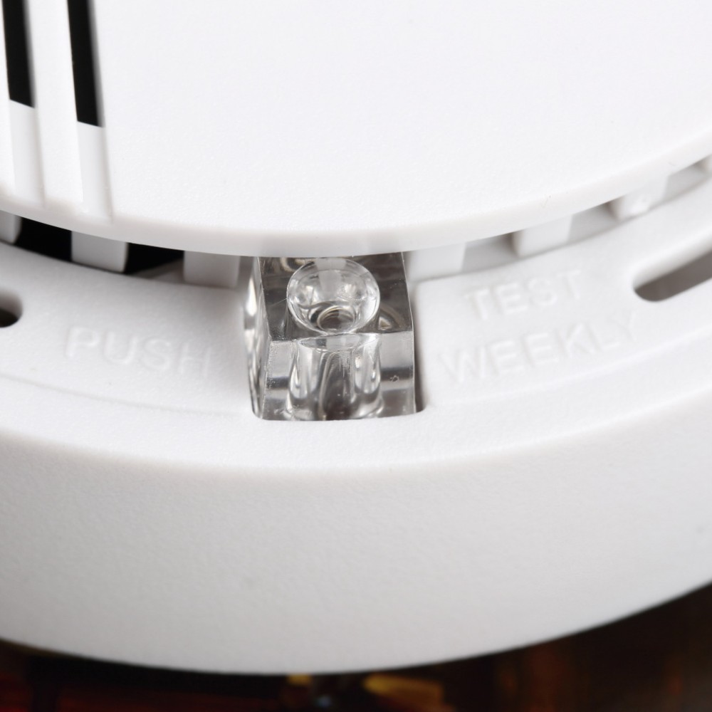 Stable Photoelectric Wireless Detector High Sensitive Fire Alarm Sensor Monitor Tester For Home Security System Cordless