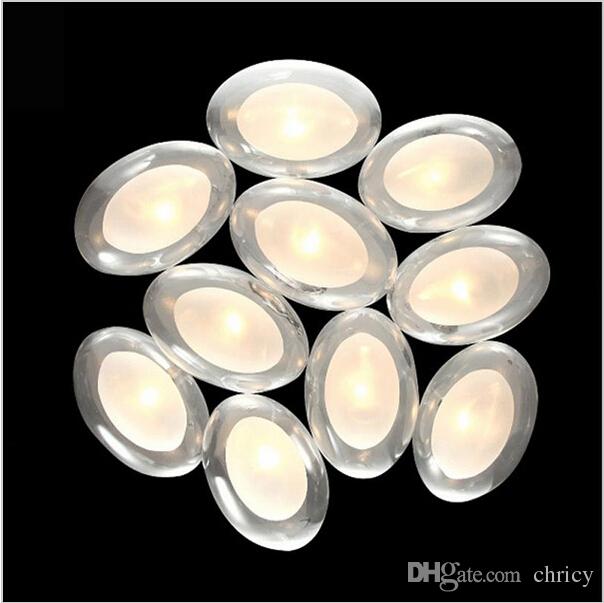 modern minimalist led glass chandeliers glass pendant lighting dining room living room pendant light fixture ac85265v
