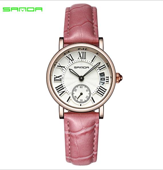 Brand sanda New watch women's calendar Korean quartz watch simple waterproof fashion students
Brand sanda New watch women's calendar Korean quartz watch simple waterproof fashion students
